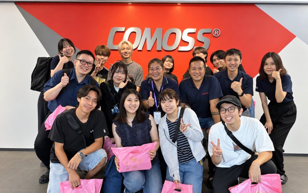 日本玉川大學參訪 COMOSS、青暘企業｜體驗產線深化台日交流